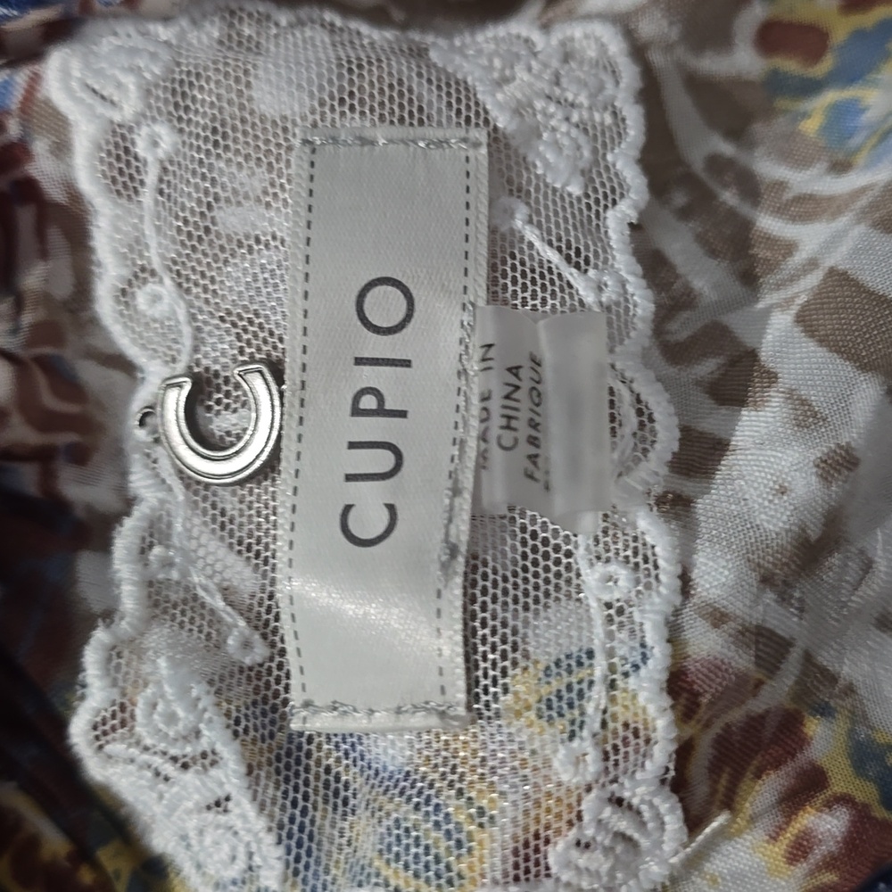 Cupio‎ Women’s Multicolor Patchwork Print Blouse … - image 6